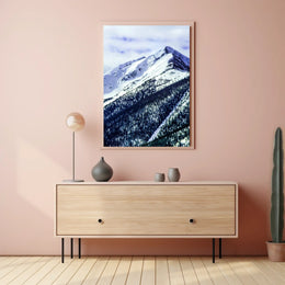 Majestic Snow-Capped Mountain Poster