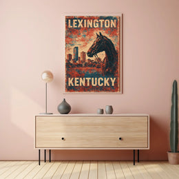 Lexington Kentucky Wanderlust Cityscape Photography Poster