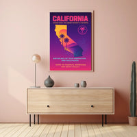 California The Golden State Poster