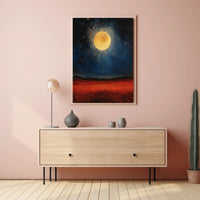 Celestial Nightscape Poster