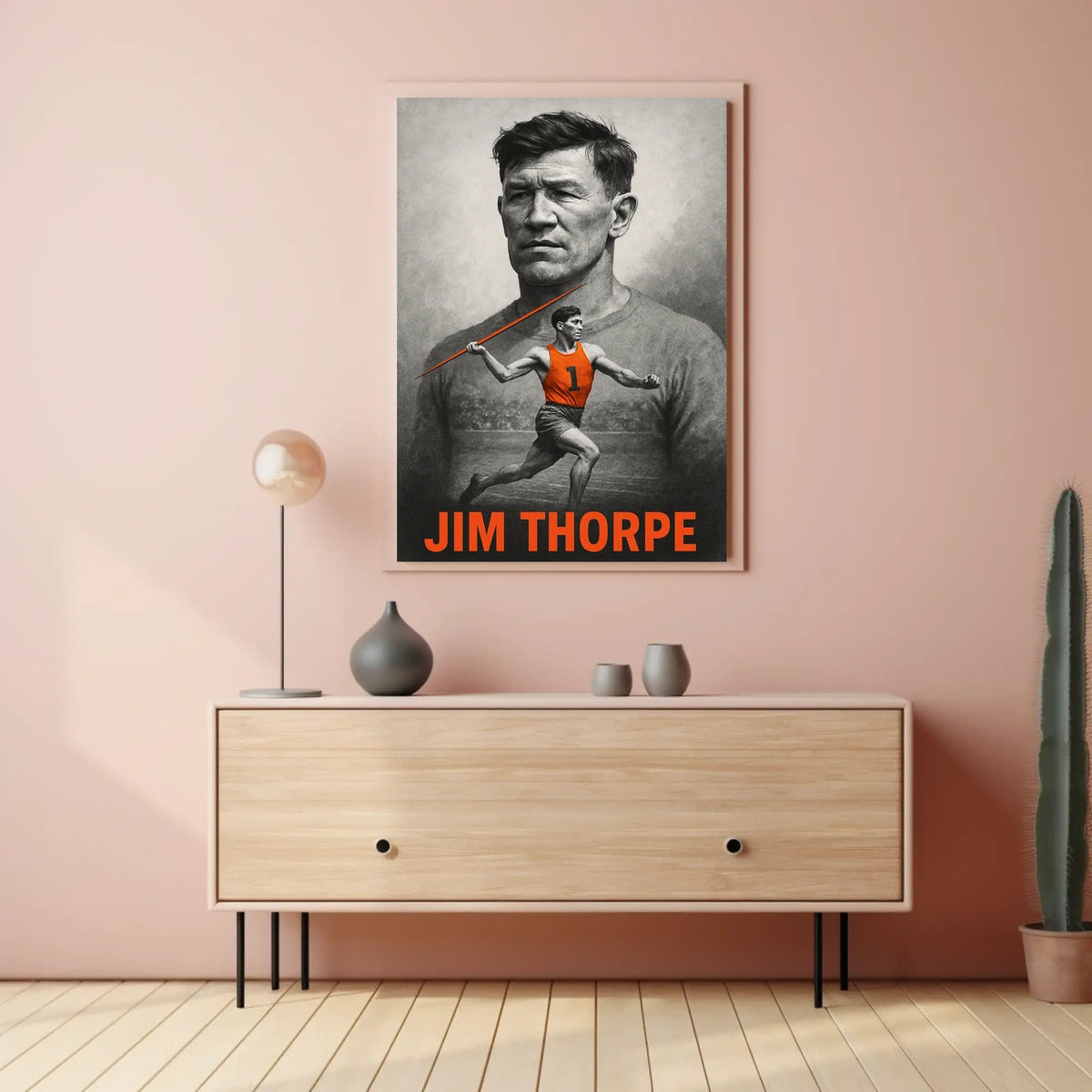 Jim Thorpe Athletic Legend Poster
