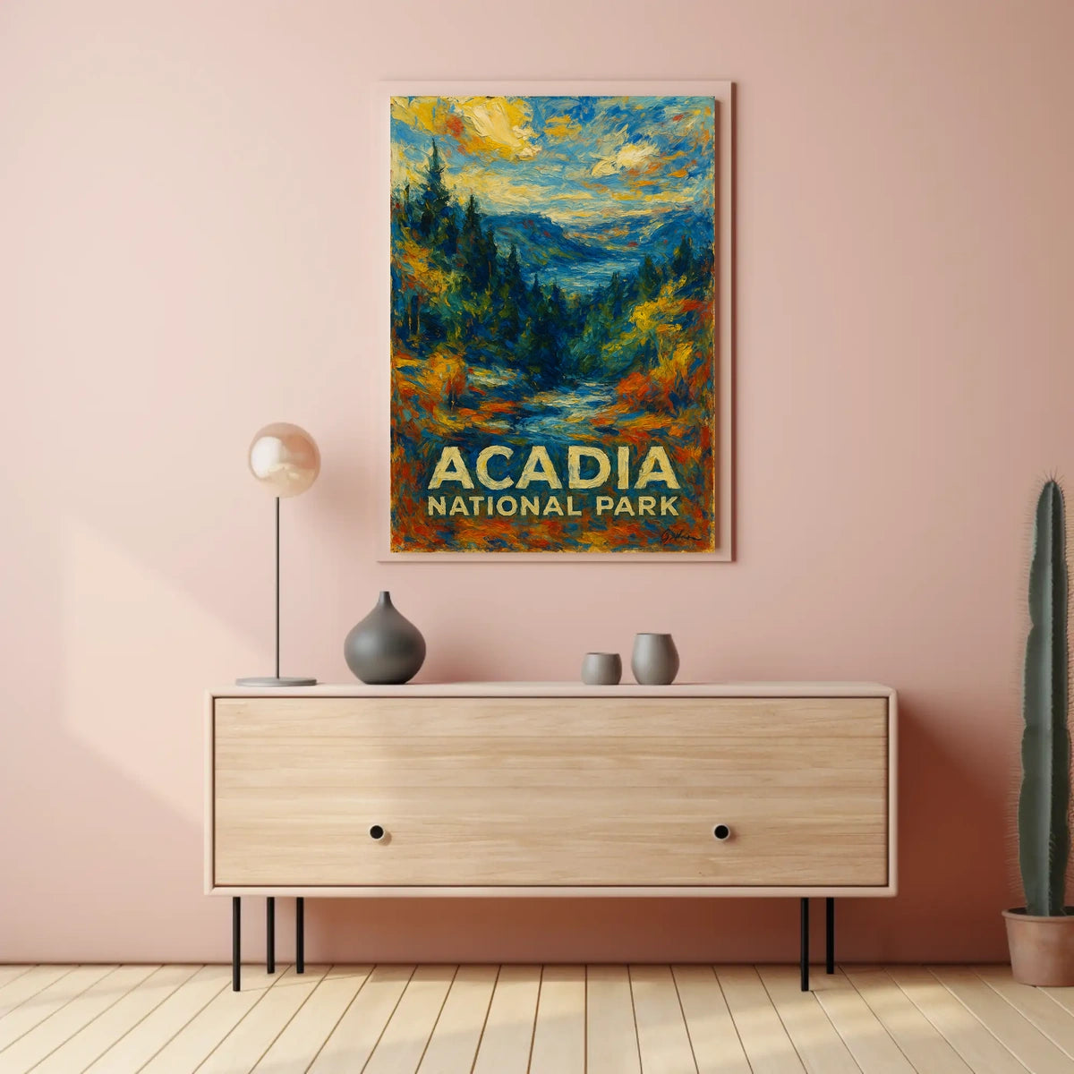 Acadia National Park Wanderlust Home Decor Poster