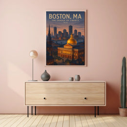 Boston, MA The Cradle of Liberty Poster