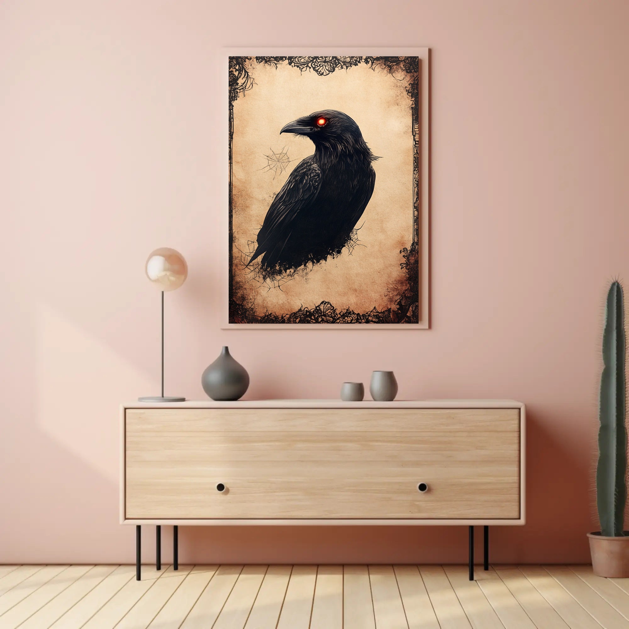 The Enigmatic Raven Poster