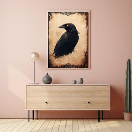 The Enigmatic Raven Poster