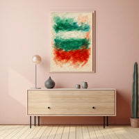 Abstract Watercolor Expression Abstract Poster