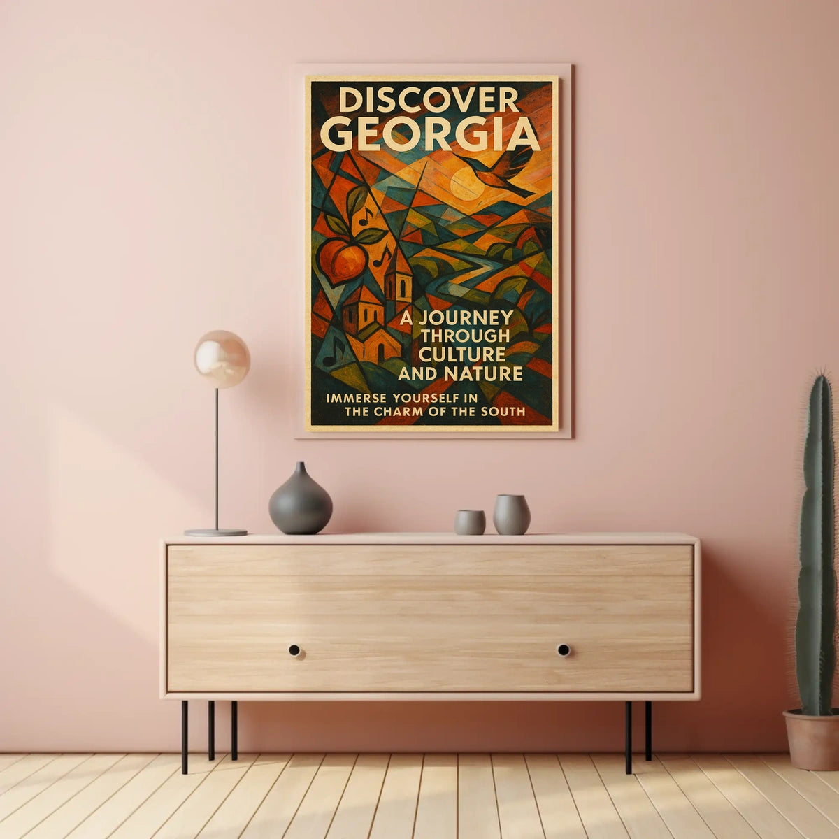 Discover Georgia A Journey Through Poster