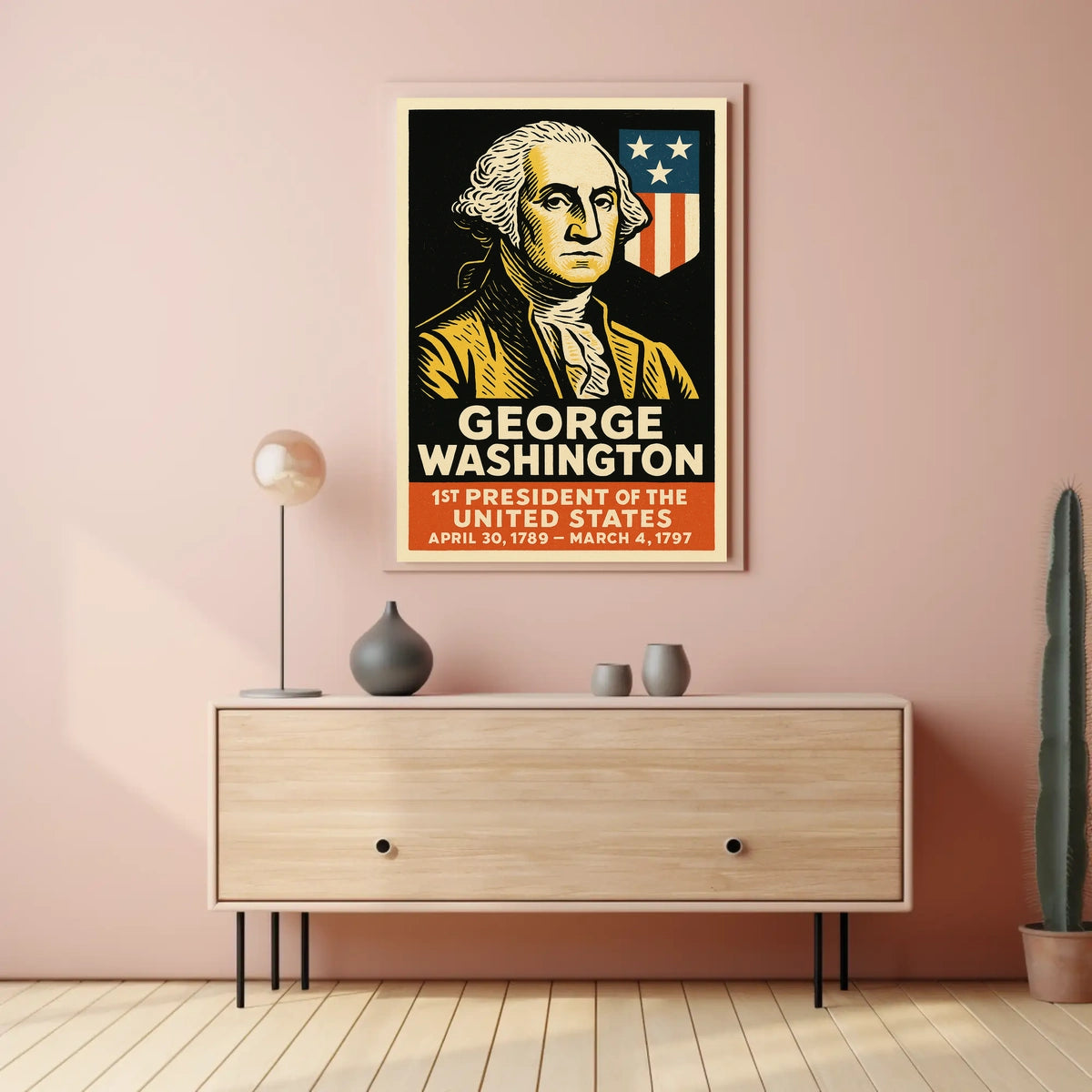 George Washington 1St President Poster