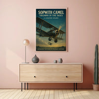 Sopwith Camel Triumph Vintage Aviation Historical or Presidential Poster