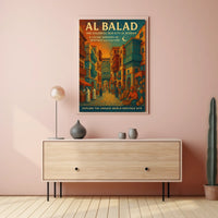 Al Balad The Colorful Old City Of Poster