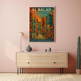 Al Balad The Colorful Old City Of Poster