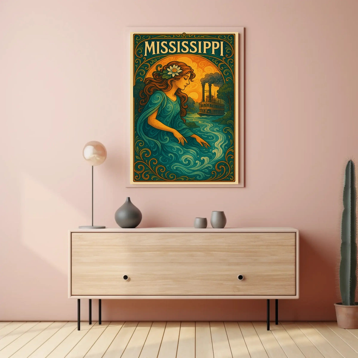 Mississippi River Spirit Poster