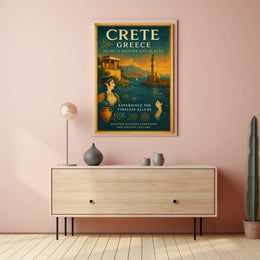 Crete, Greece Heart of History and Beauty Poster