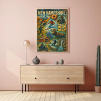 New Hampshire Adventure Poster
