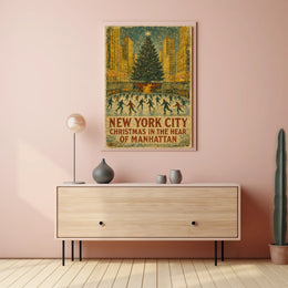 Christmas In Manhattan Poster