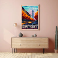 New York in Autumn Poster
