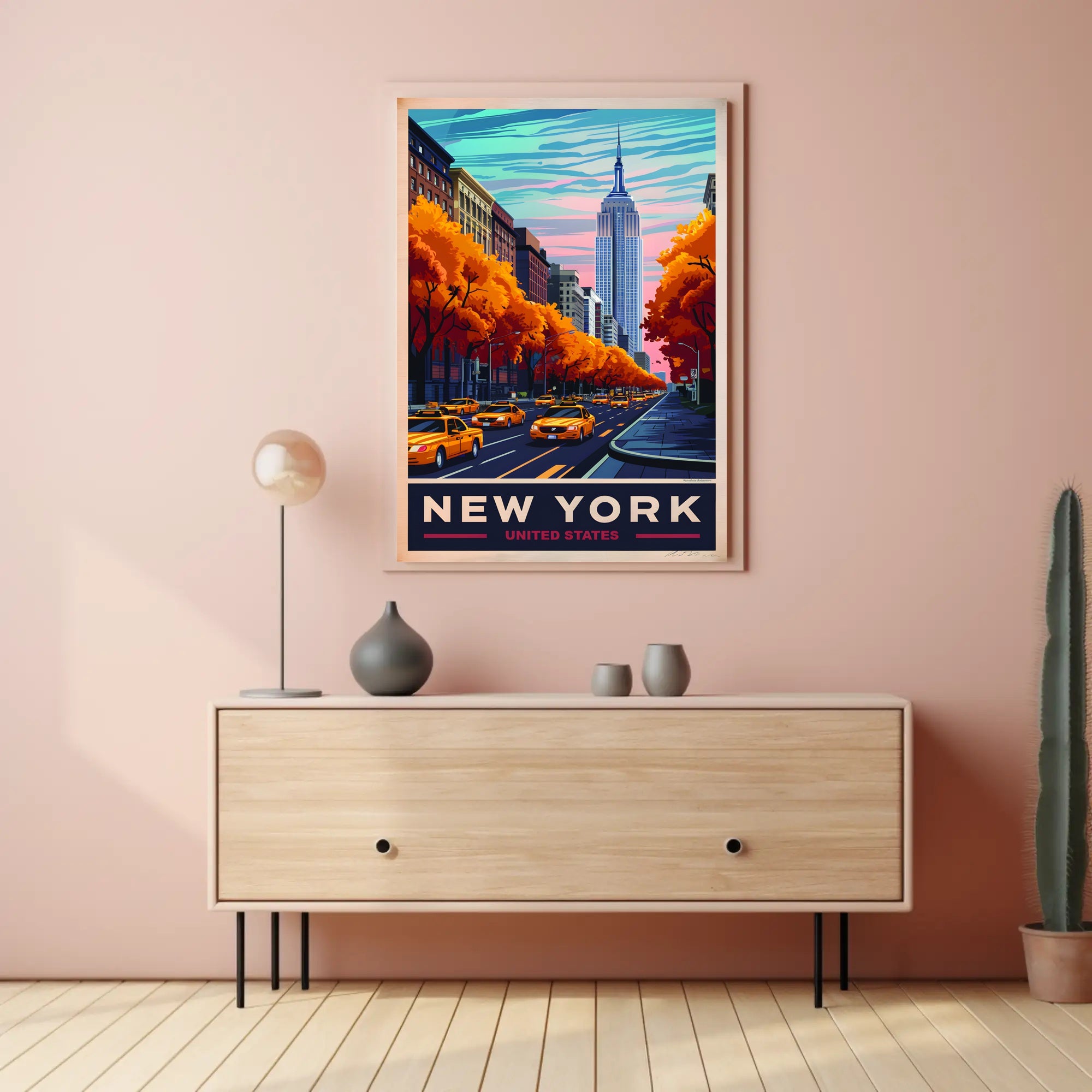 New York in Autumn Poster