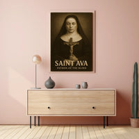 Saint Ava Patron Of The Blind Poster