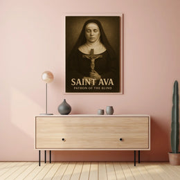 Saint Ava Patron Of The Blind Poster