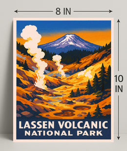 Lassen Volcanic National Park Poster PosterGoat
