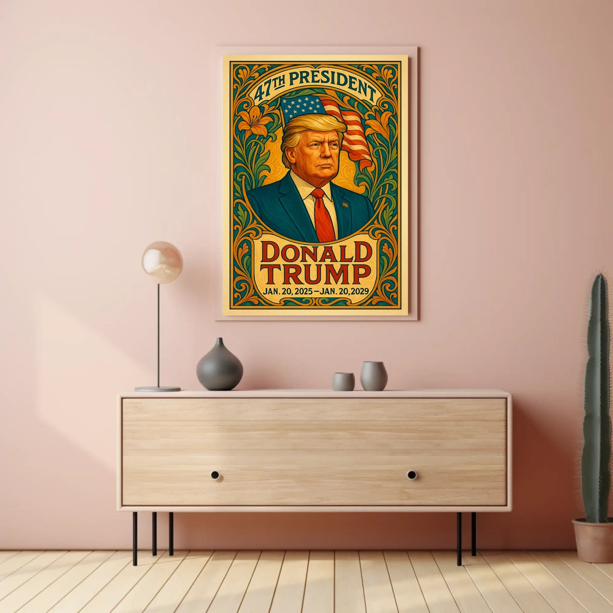 Donald Trump Triumph of the 47th Presidency Poster