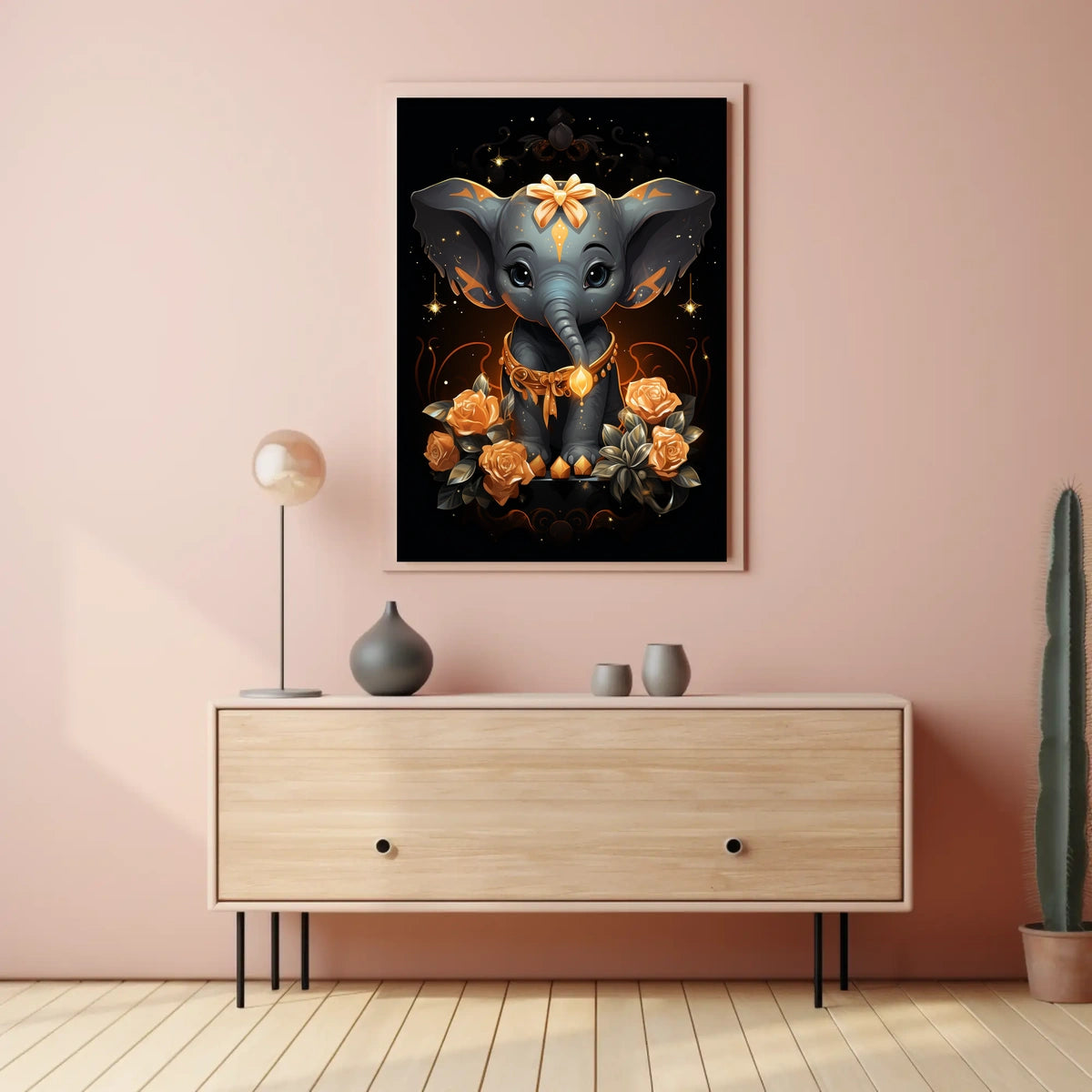 Enchanted Elephant Elegance Poster