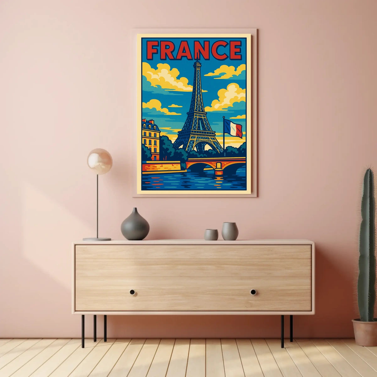France Travel Poster