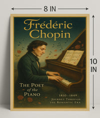 Frédéric Chopin The Poet of the Piano Poster PosterGoat