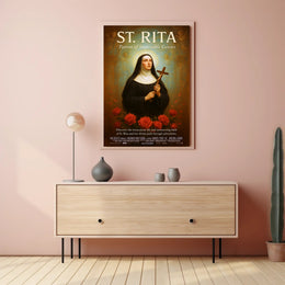 St. Rita  Patron of Impossible Causes Poster PosterGoat
