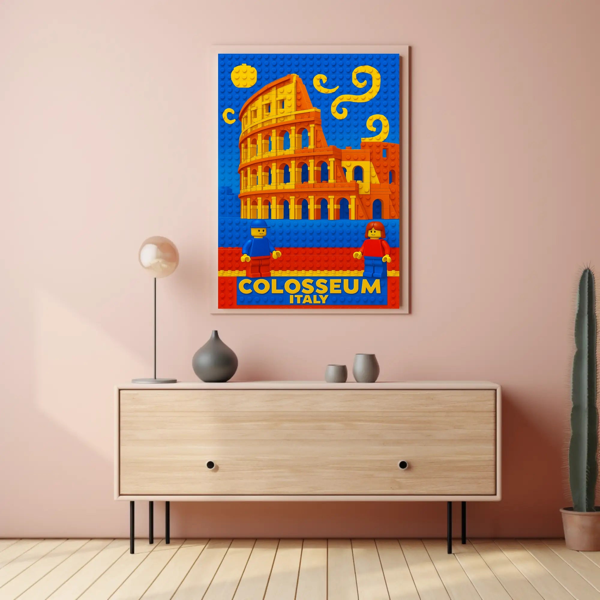 Colosseum LEGO Art Print Wall Decor PosterGoat