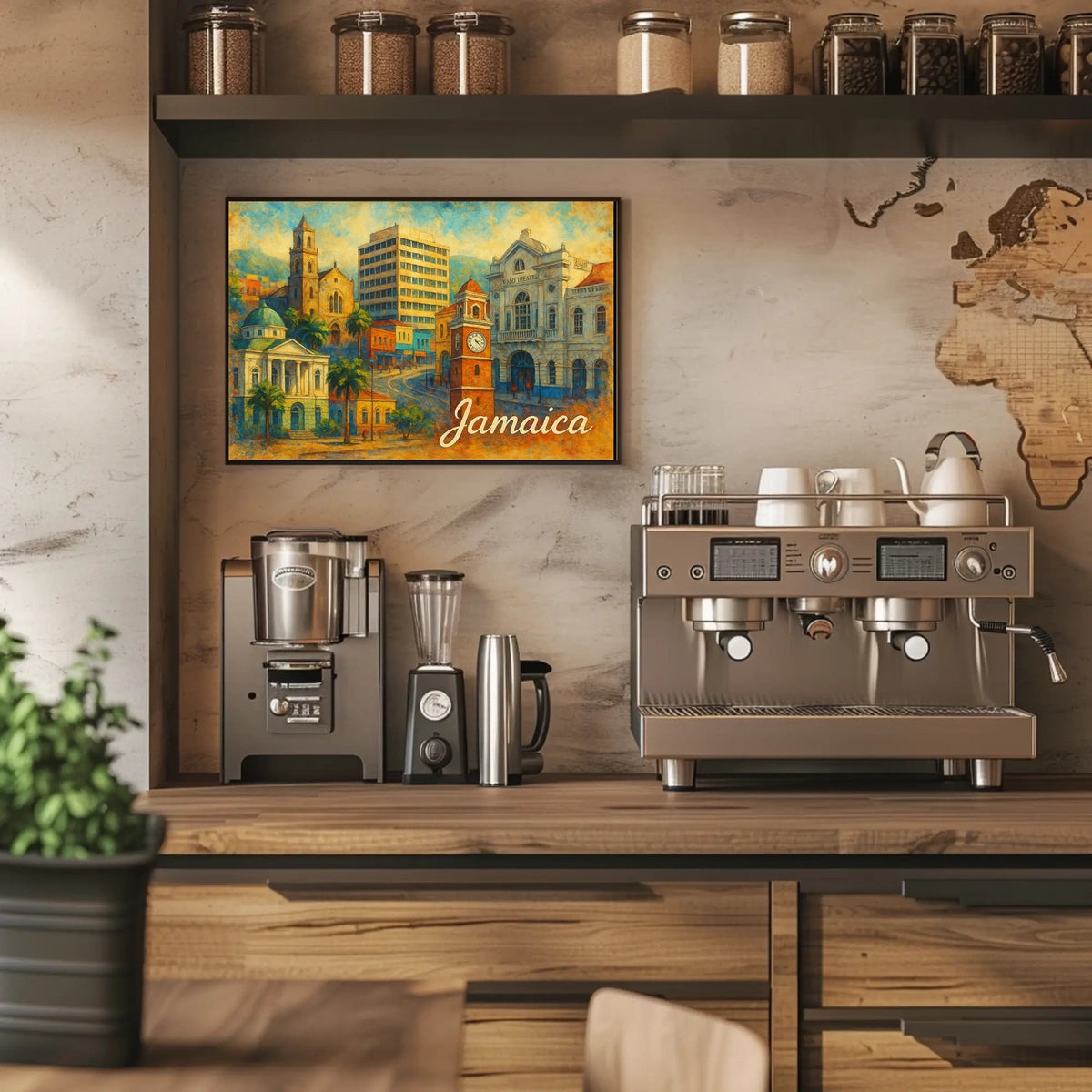 Vibrant Jamaica Poster