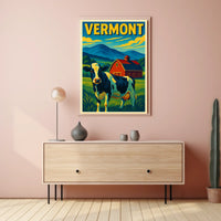 Vermont Countryside Charm Poster