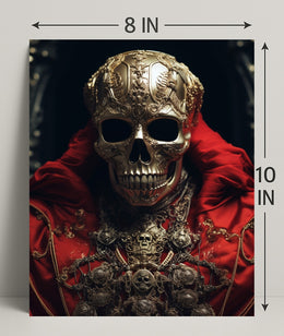 Regal Skull Artistry Poster PosterGoat