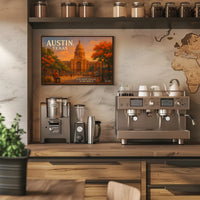 Austin Texas Live Music Capital Poster Art