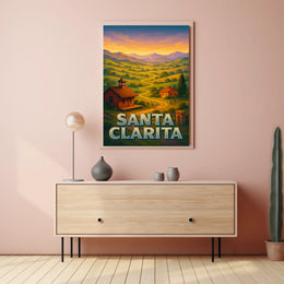 Santa Clarita Scenic Landscape Poster