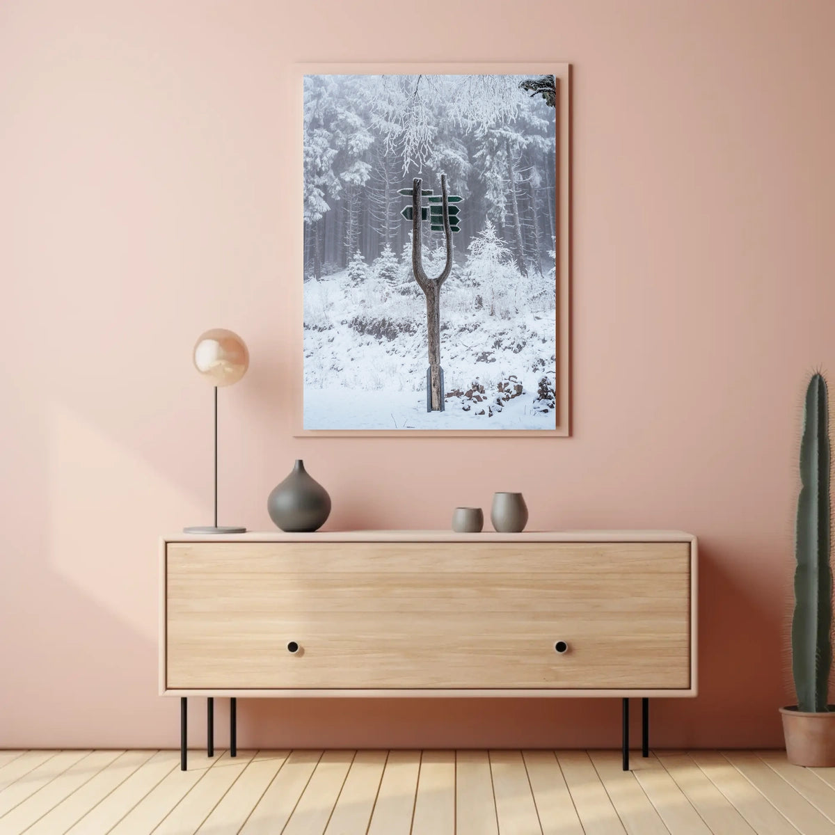 Winter Wonderland Signpost Poster