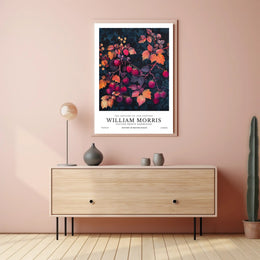 William Morris Cotton Prints Exhibition Poster