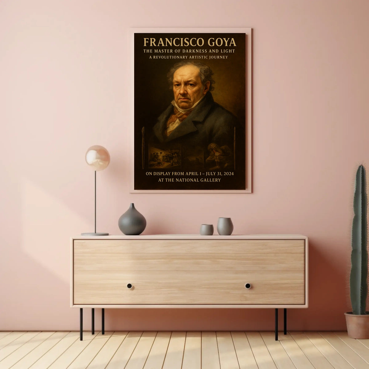 Francisco Goya The Master Of Darkness Poster