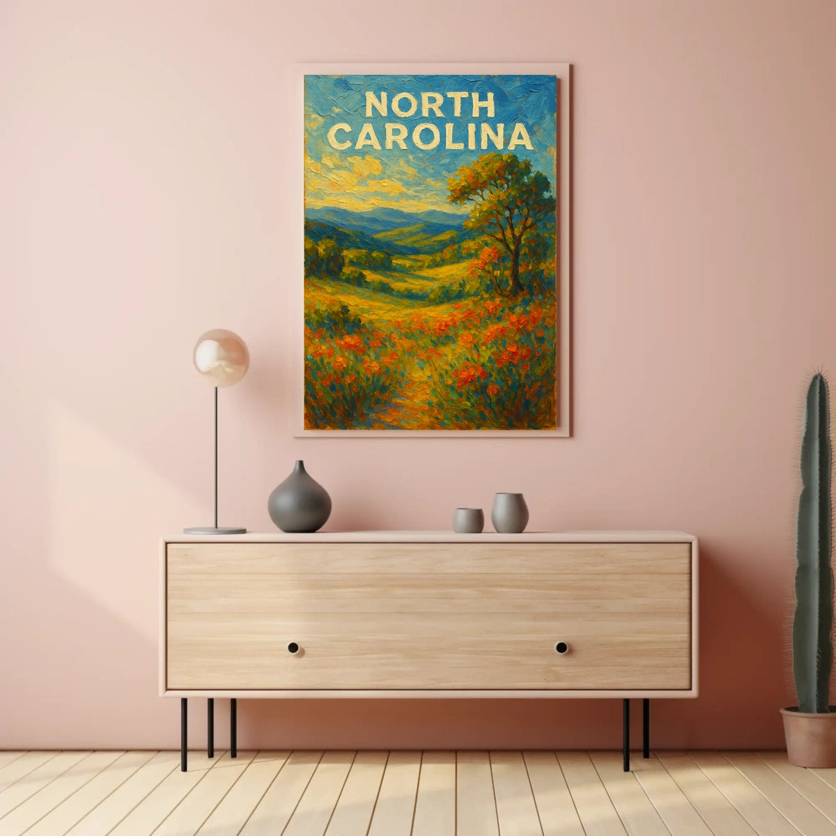 North Carolina Landscape Poster