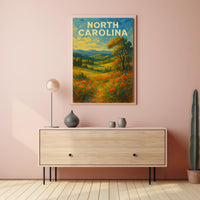 North Carolina Landscape Poster