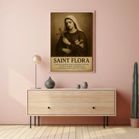 Saint Flora Virgin Martyr Poster