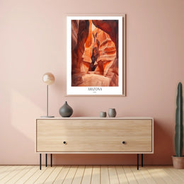 Arizona Canyon Adventure: Timeless Travel Poster PosterGoat