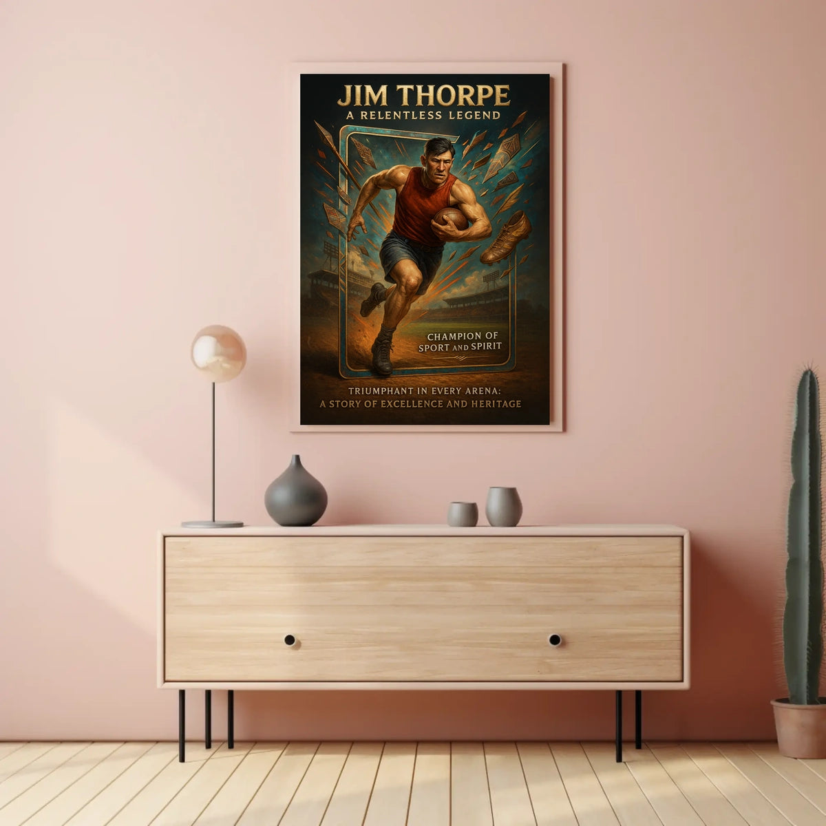 Jim Thorpe A Relentless Legend Poster