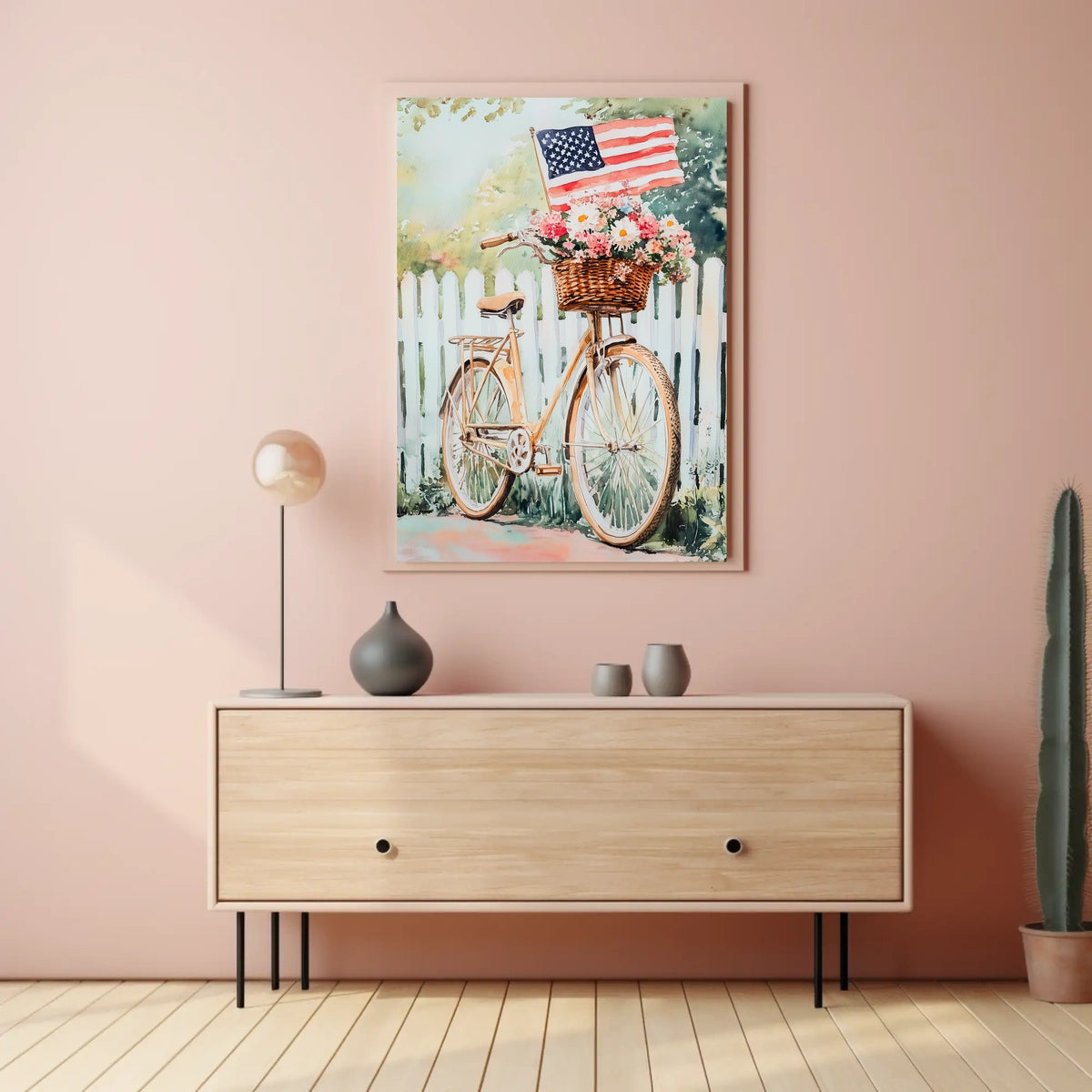 Vintage Bicycle Themed Home Decor Art Print 18x24 Poster