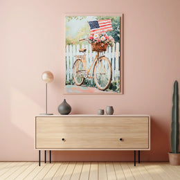 Vintage Bicycle Themed Home Decor Art Print 18x24 Poster