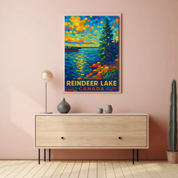 Reindeer Lake, Canada Poster