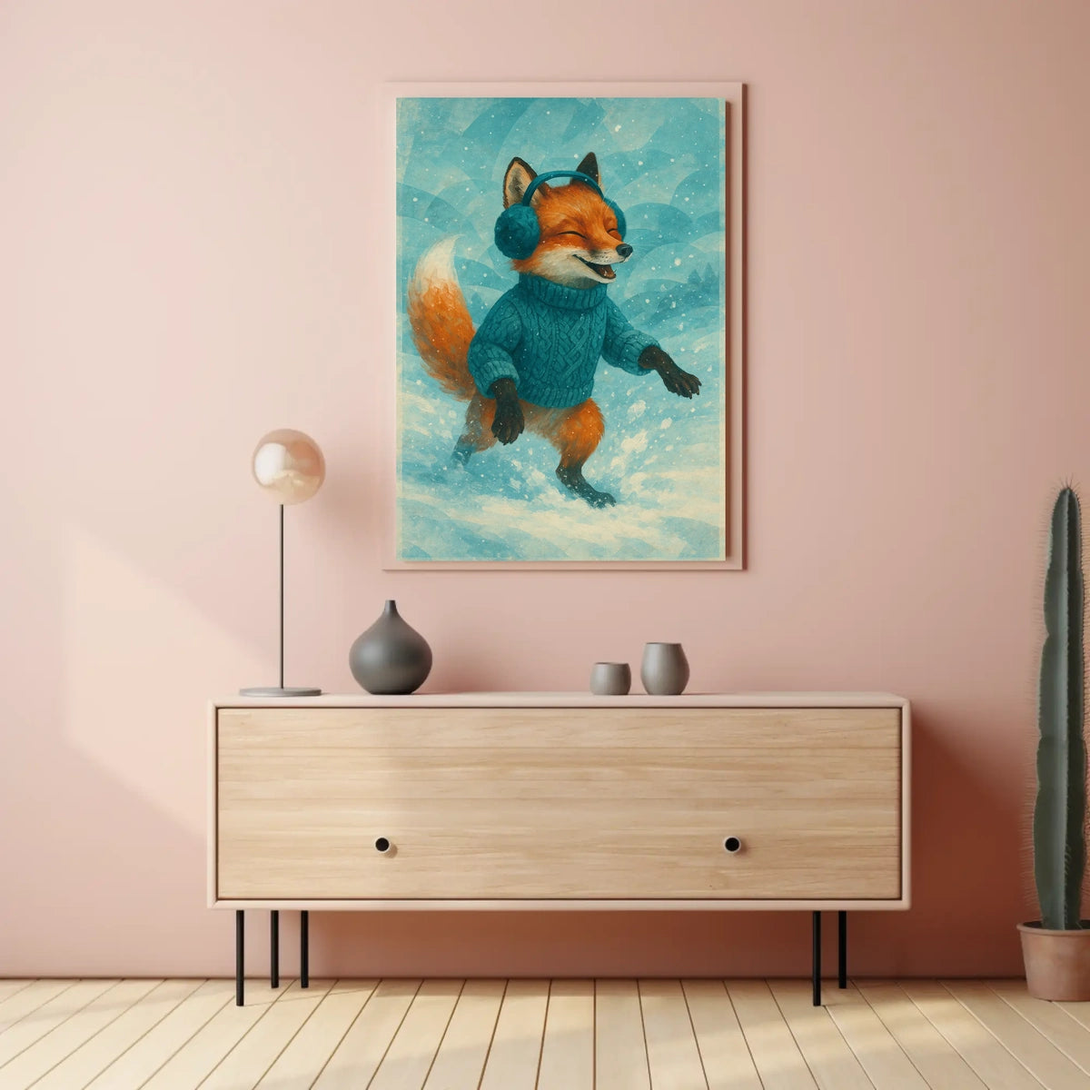 Fox In Snow Poster