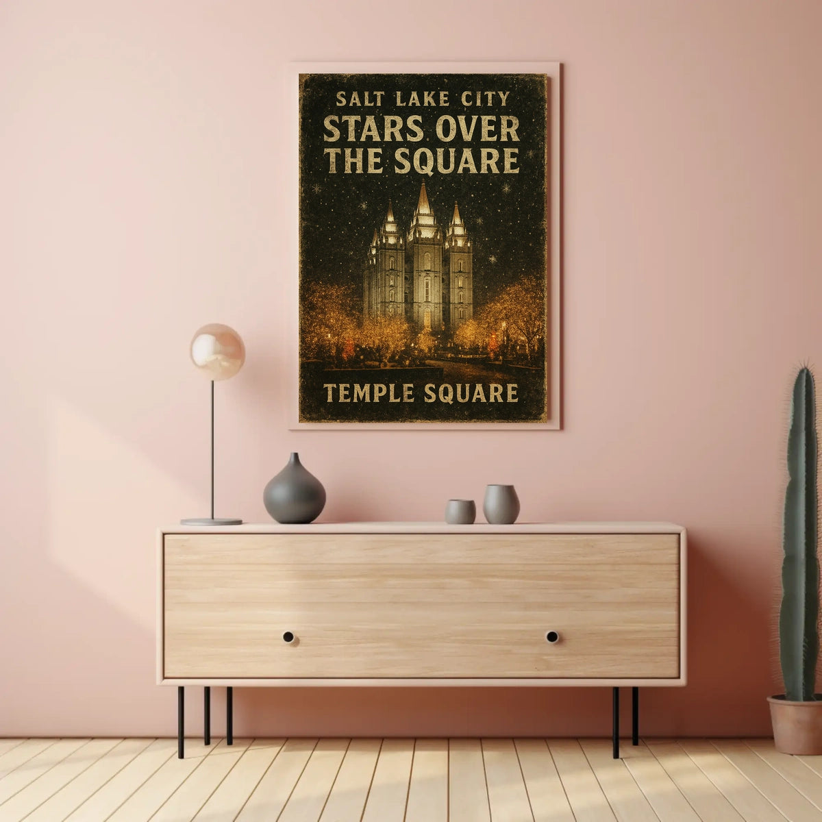 Stars Over Temple Square Poster