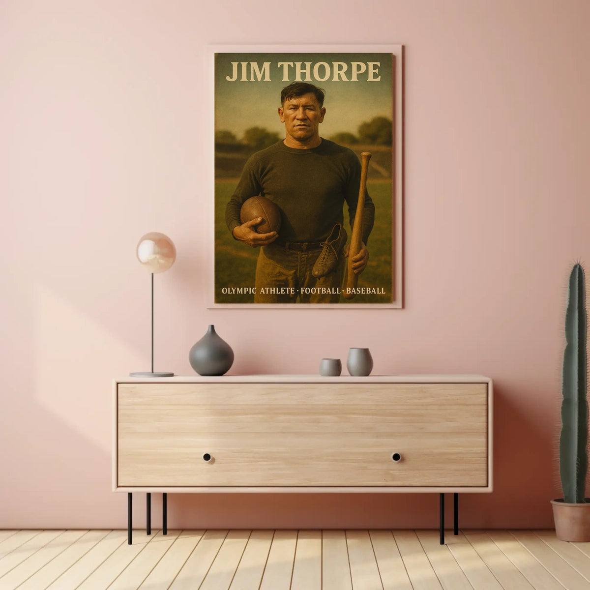 Jim Thorpe Olympic Athlete Poster