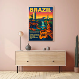 Discover Brazil Poster
